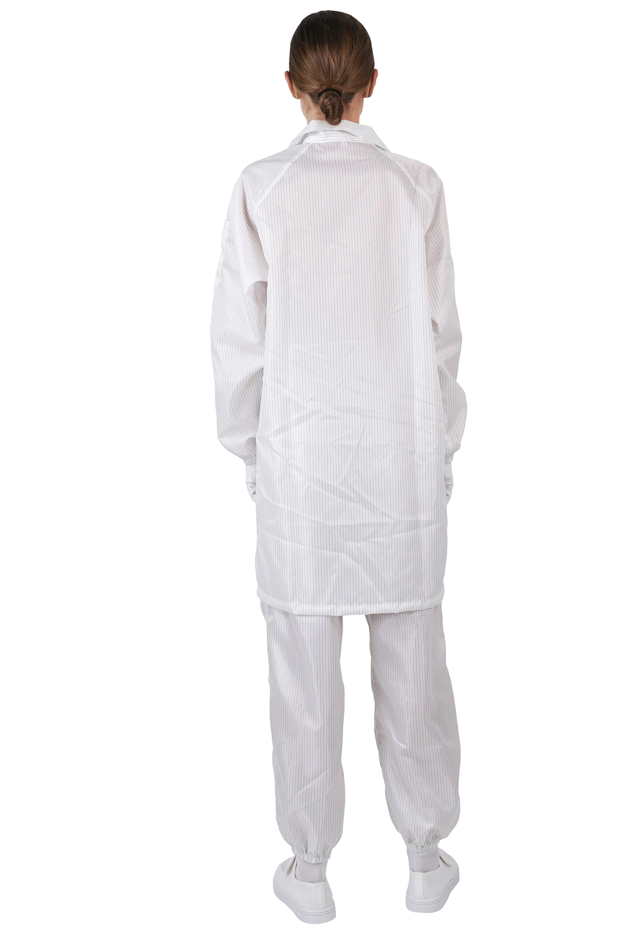 ESD帯電防止ラペルコート／クリーンルーム用白衣