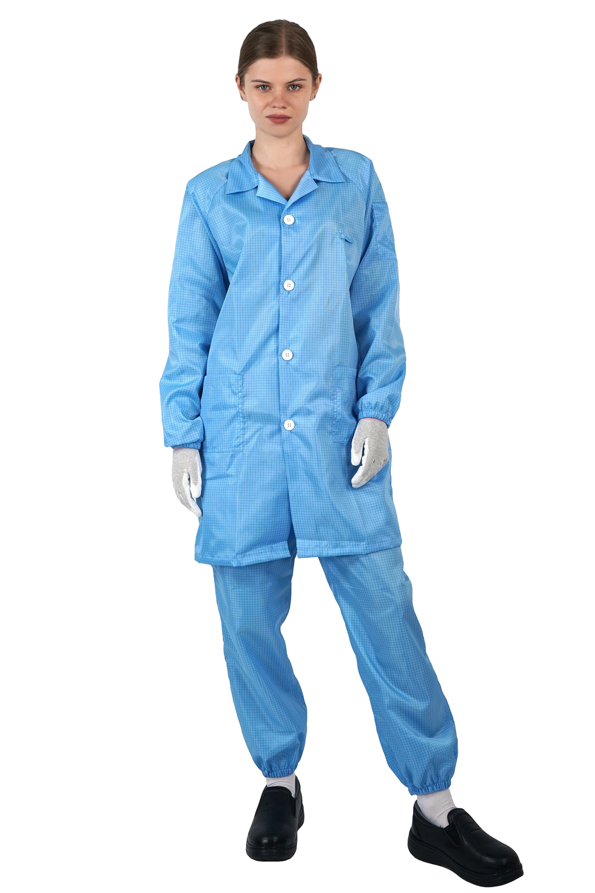 帯電防止ラペルコート