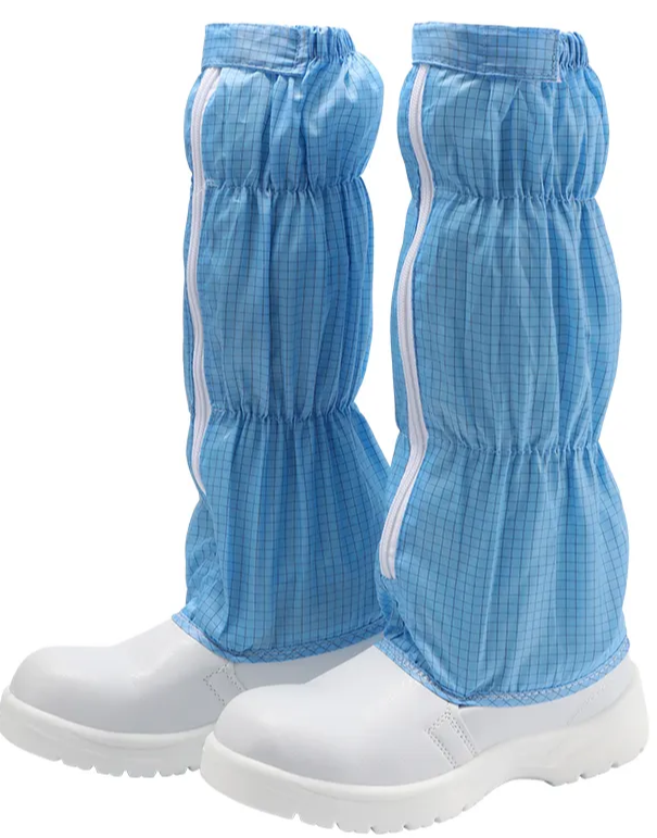 ハイカット帯電防止安全靴　スチールトゥ耐衝撃クリーンルーム作業靴