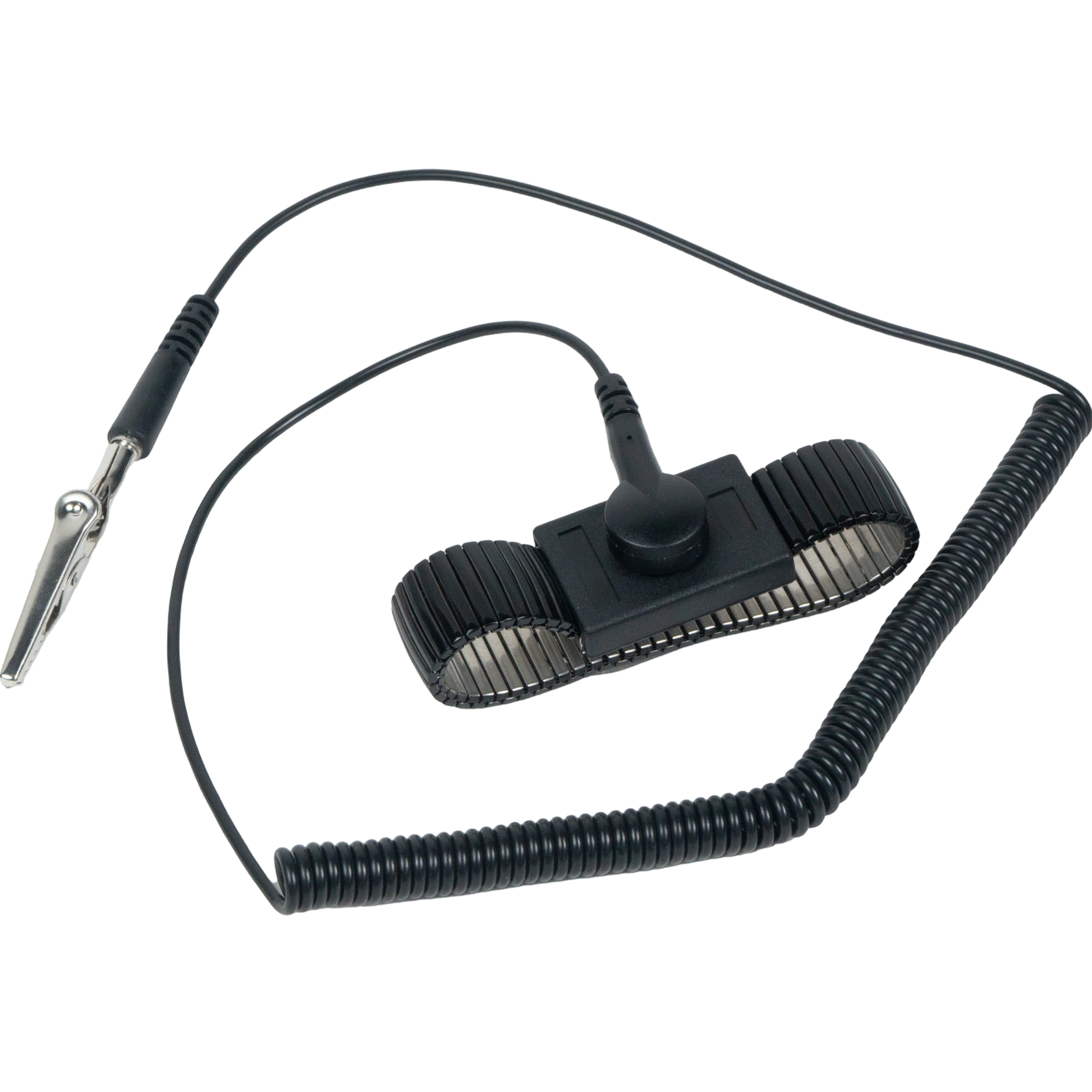 黒色金属製シングルループESDリストストラップ