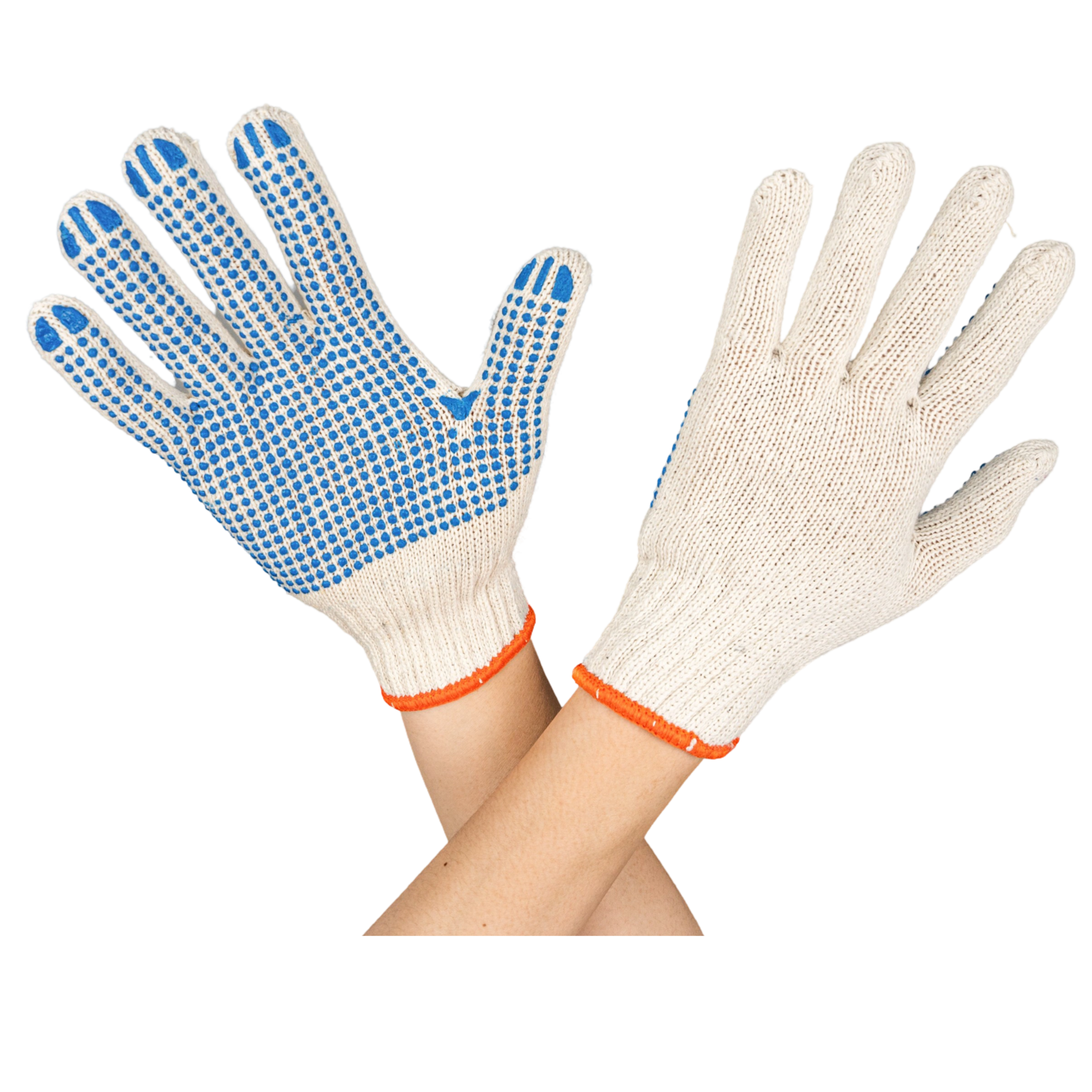 綿製滑り止め付き手袋