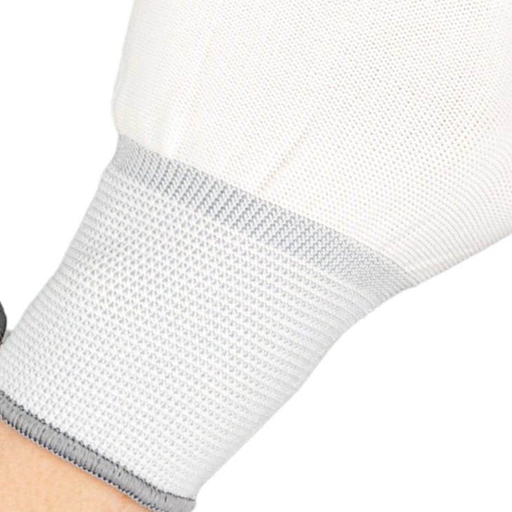 PUコーティング指先 13ゲージナイロン作業手袋