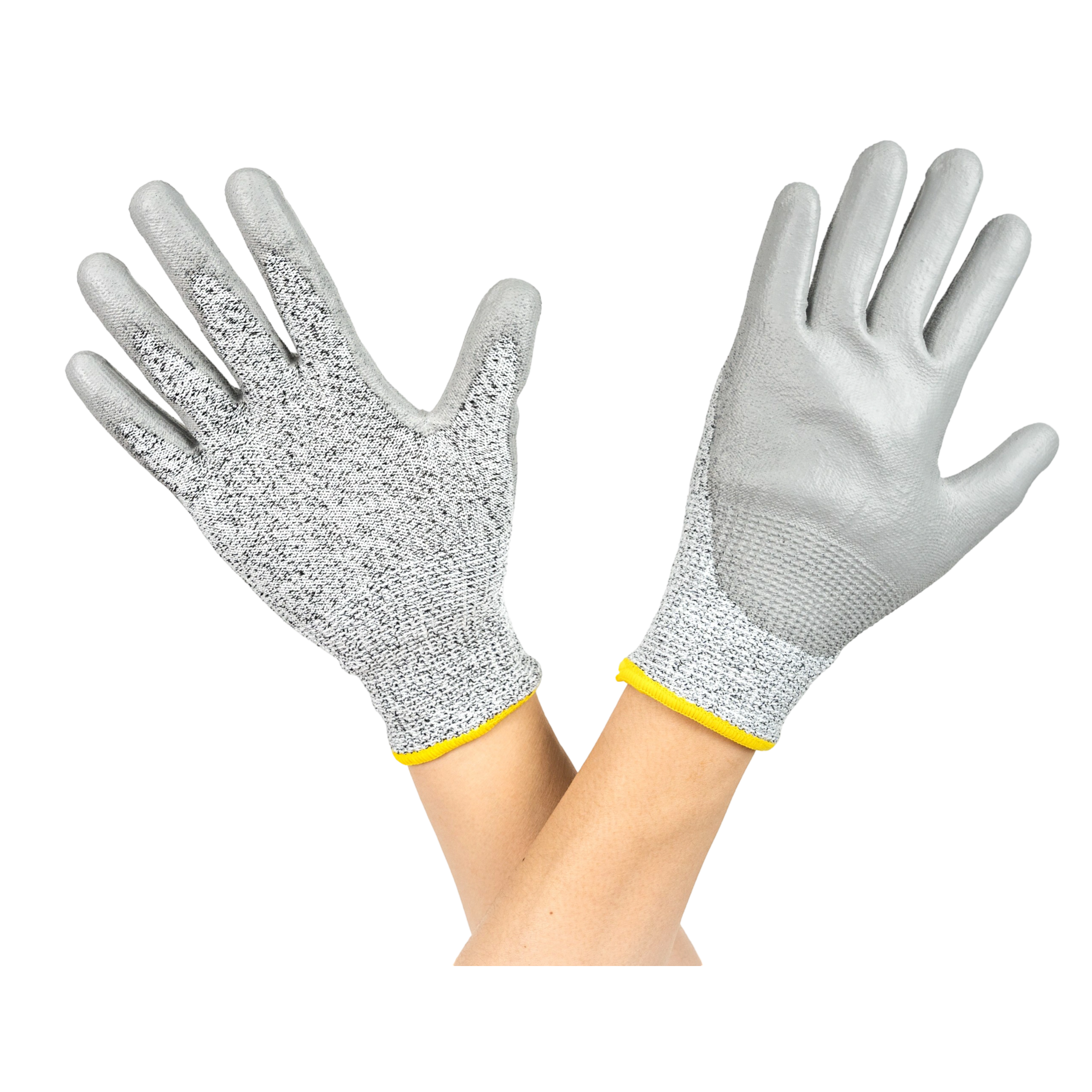 帯電防止 5級防カット PUコーティング手袋