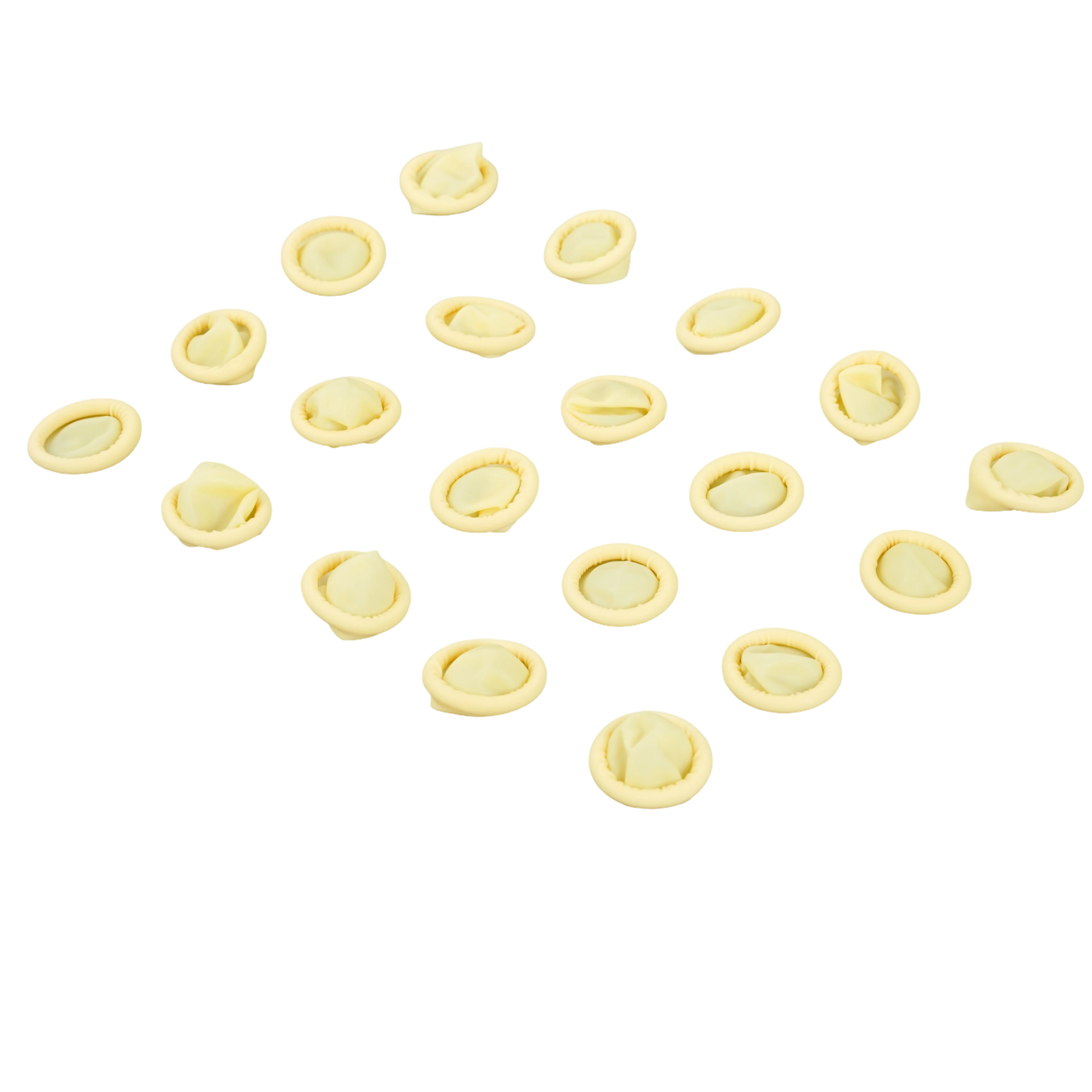 使い捨て厚手ラテックス指カバー（ホワイト）